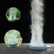 Round Air Stone Disk Bubble Diffuser Airstone Hydroponics Aquarium Fish Tank - 6cm