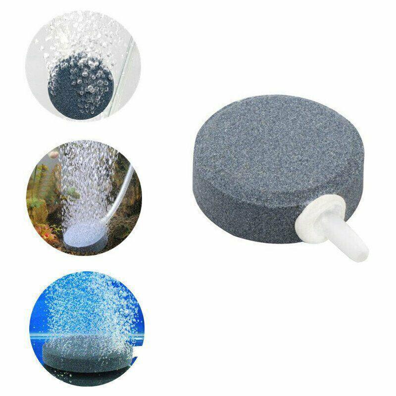 Round Air Stone Disk Bubble Diffuser Airstone Hydroponics Aquarium Fish Tank - 6cm V528-AIRSTONEDISK-DIAMETER6CM-021478