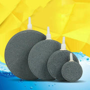 Round Air Stone Disk Bubble Diffuser Airstone Hydroponics Aquarium Fish Tank - 8cm