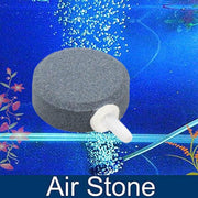 Round Air Stone Disk Bubble Diffuser Airstone Hydroponics Aquarium Fish Tank - 8cm