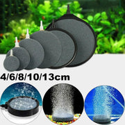 Round Air Stone Disk Bubble Diffuser Airstone Hydroponics Aquarium Fish Tank - 8cm