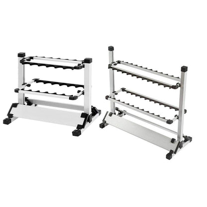 12/24 Hole Multi Functional Fishing Rod Holder Storage Rack Display Organizer - 12Holes V528-AL-ALLOY-FIDH-ROD-HOLDER-12-863829