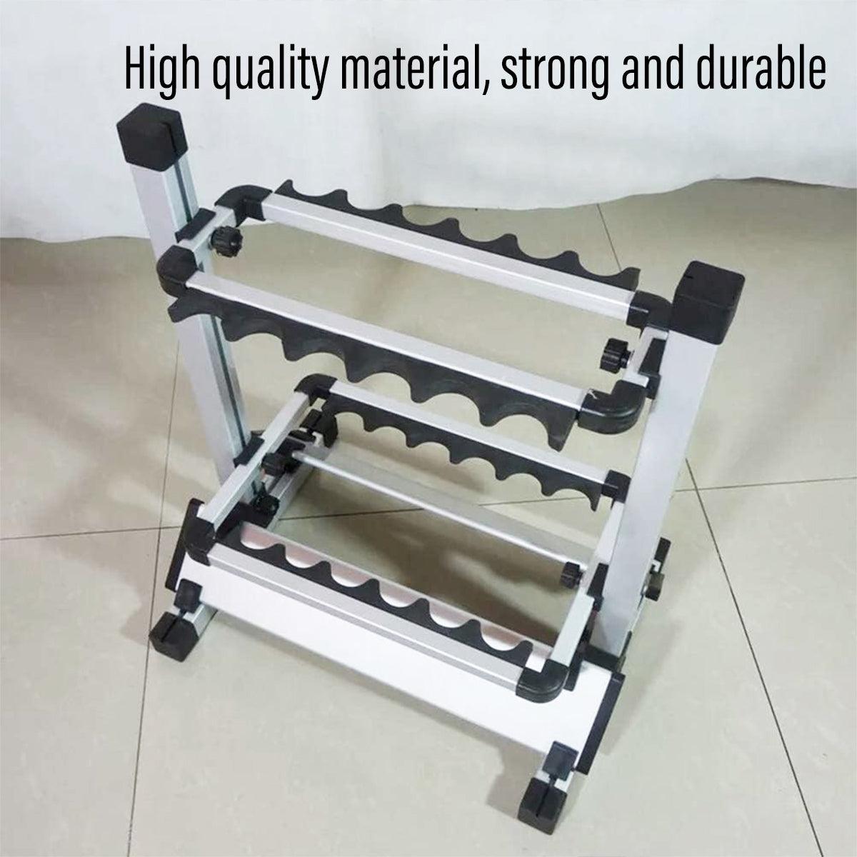12/24 Hole Multi Functional Fishing Rod Holder Storage Rack Display Organizer - 12Holes V528-AL-ALLOY-FIDH-ROD-HOLDER-12-863829