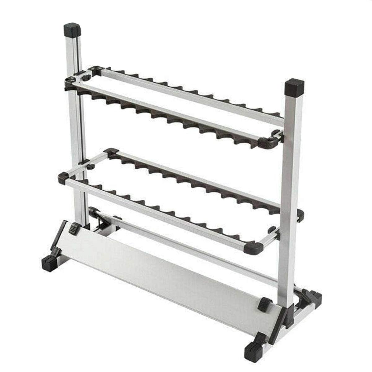 12/24 Hole Multi Functional Fishing Rod Holder Storage Rack Display Organizer - 12Holes V528-AL-ALLOY-FIDH-ROD-HOLDER-12-863829