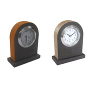 Classic Hotel Alarm Clock Quartz Movement Faux Leather Design with Clear Display - Orange V528-ALARM-CLOCK-130-60-150-477429