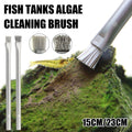 Algae Cleaning Brush for Stone Wood Aquarium Water Grass Landscaping - Soft Brush Wire-23cm V528-ALGAL-BRUSH-PRO-23-795144