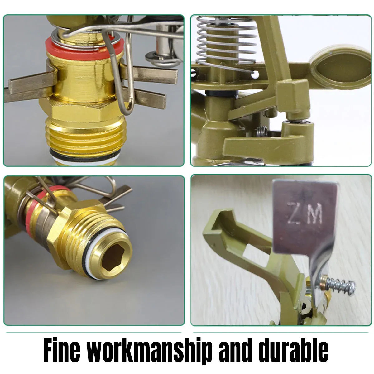 360 Degrees Alloy Sprinkler Head Garden Lawn Rotating Nozzle Adjustable Angle Durable V528-ALLOY-SPRINKLER-HEAD-615236