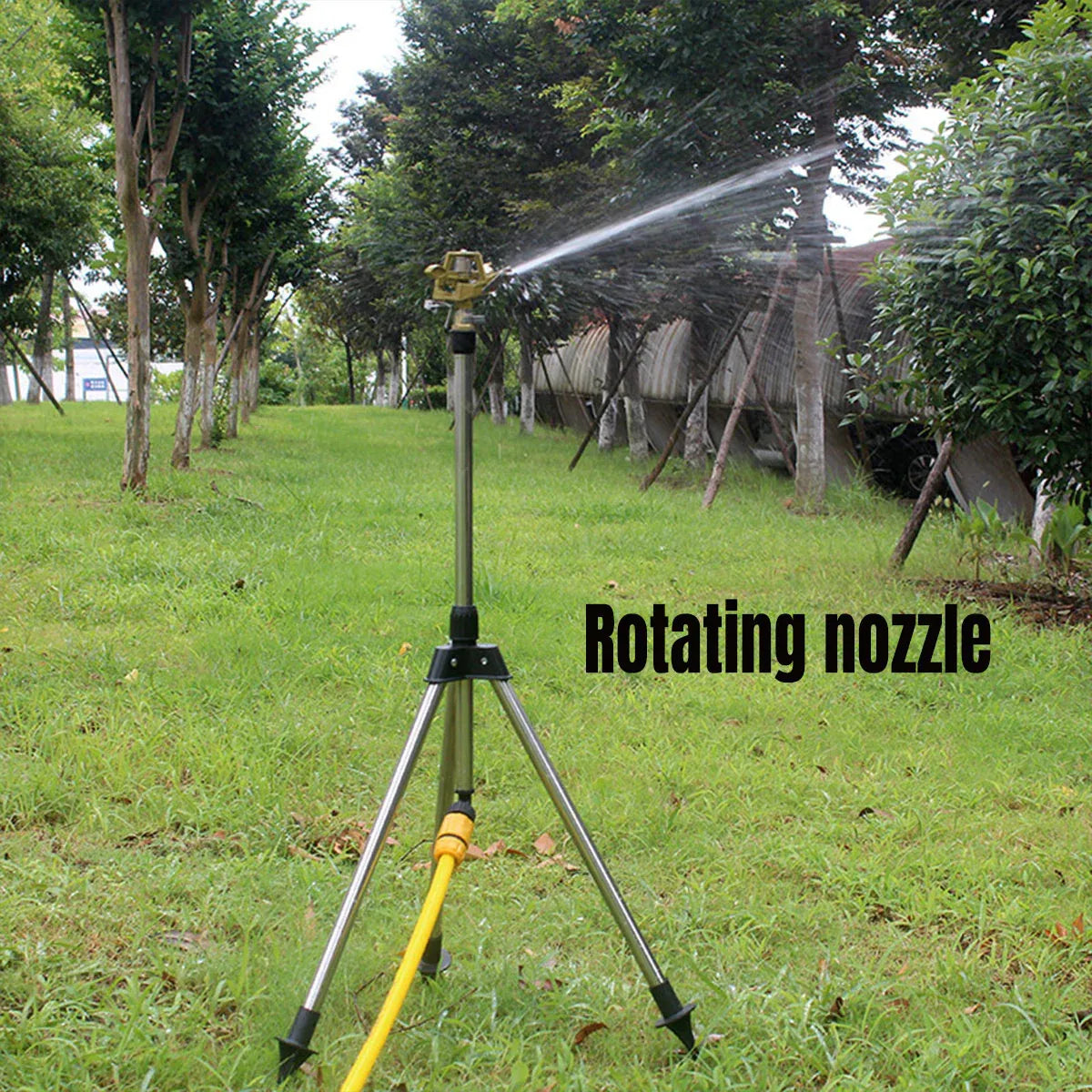 360 Degrees Alloy Sprinkler Head Garden Lawn Rotating Nozzle Adjustable Angle Durable V528-ALLOY-SPRINKLER-HEAD-615236