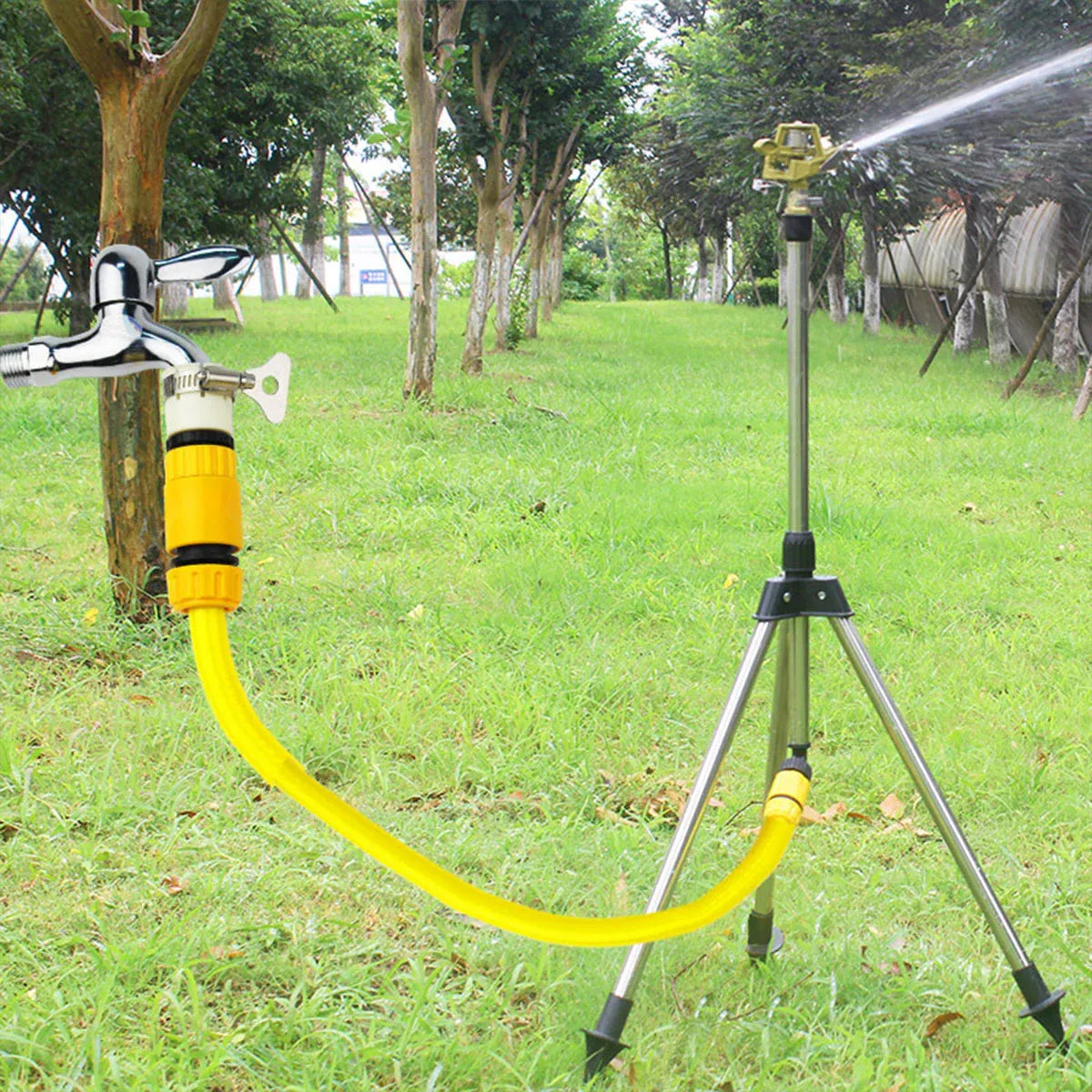 360 Degrees Alloy Sprinkler Head Garden Lawn Rotating Nozzle Adjustable Angle Durable V528-ALLOY-SPRINKLER-HEAD-615236