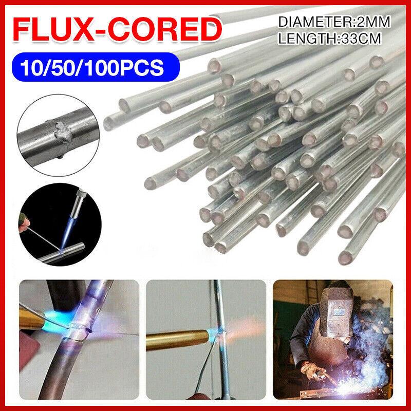 10-50X Aluminium Low Temp Welding Rods Durable Flux Cored Brazing Repair Sticks - 2*330mm 10PCS V528-ALUMINIUMWELDING-10PCS-229234