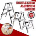 Portable Aluminium 1-3 Step Folding Ladder Anti-Slip Frame Stool for Home Use - 1 step Folding Ladder V528-ALUMINUM-FOLDING-LADDER-1-943330