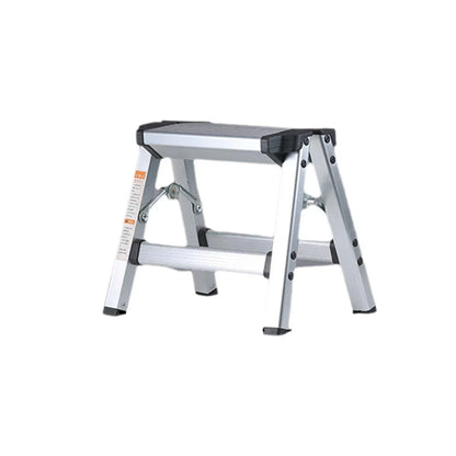 Portable Aluminium 1-3 Step Folding Ladder Anti-Slip Frame Stool for Home Use - 1 step Folding Ladder V528-ALUMINUM-FOLDING-LADDER-1-943330