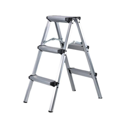 Portable Aluminium 1-3 Step Folding Ladder Anti-Slip Frame Stool for Home Use - 1 step Folding Ladder V528-ALUMINUM-FOLDING-LADDER-1-943330