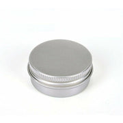 50Pcs Durable Silver Aluminum Cosmetic Pot Lip Balm Jar Containers Empty Tin - 10ML