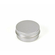50Pcs Durable Silver Aluminum Cosmetic Pot Lip Balm Jar Containers Empty Tin - 15ML