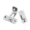 2 Sets 90 Degree Sliding Door Latch Lock Catch Kit for Home Use - Right-Angle-Silver-S V528-ANGLE-DRAWINGS-SCREWS-2SET-901625