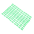 Chicken Duck Goose Leg Rings 100pcs Numbered Ankle Bands Bird ID Tags Farm Use - Green V528-ANKLET-100PCS-GREEN-327401
