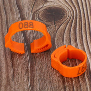 Chicken Duck Goose Leg Rings 100pcs Numbered Ankle Bands Bird ID Tags Farm Use - Green V528-ANKLET-100PCS-GREEN-327401