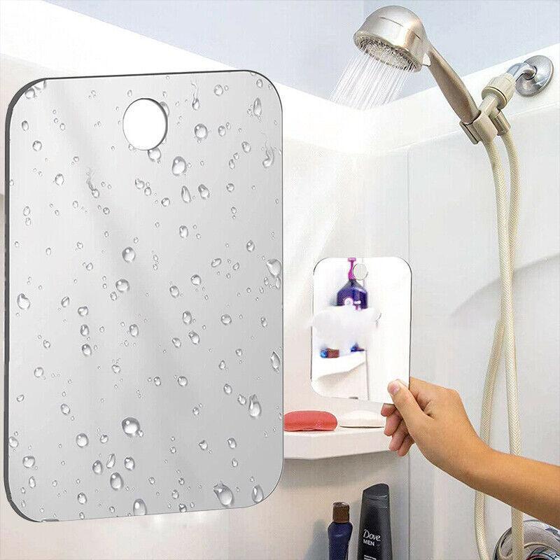 Fogless Polycarbonate Shower Mirror 172x132mm Anti-Fog Shaving Mirror V528-ANTI-FOGMIRROR-73534