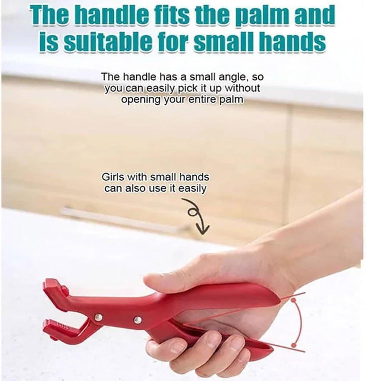 2PCS Anti Slip Silicone Heat Resistant Plate Bowl Clip Holder Kitchen Tool - Green V528-ANTI-SCALDING-CLIP-GREEN-313232