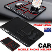 Car Mobile Phone Holder Dashboard Mount Mat Non Slip Grip Stand Anti-Slip Pad - Black V528-ANTI-SLIPMATSFORCAR-BLACK-136791