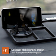 Car Mobile Phone Holder Dashboard Mount Mat Non Slip Grip Stand Anti-Slip Pad - Black V528-ANTI-SLIPMATSFORCAR-BLACK-136791
