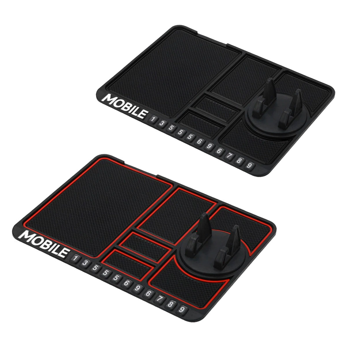 Car Mobile Phone Holder Dashboard Mount Mat Non Slip Grip Stand Anti-Slip Pad - Red V528-ANTI-SLIPMATSFORCAR-RED-535751