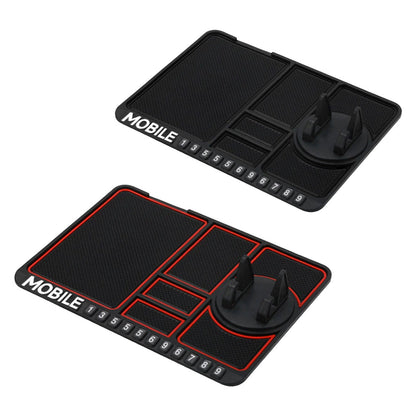 Car Mobile Phone Holder Dashboard Mount Mat Non Slip Grip Stand Anti-Slip Pad - Red V528-ANTI-SLIPMATSFORCAR-RED-535751