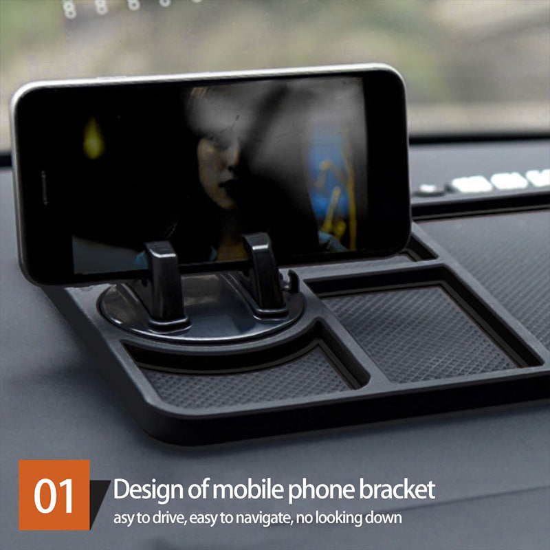 Car Mobile Phone Holder Dashboard Mount Mat Non Slip Grip Stand Anti-Slip Pad - Red V528-ANTI-SLIPMATSFORCAR-RED-535751
