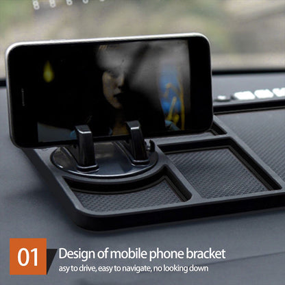 Car Mobile Phone Holder Dashboard Mount Mat Non Slip Grip Stand Anti-Slip Pad - Red V528-ANTI-SLIPMATSFORCAR-RED-535751