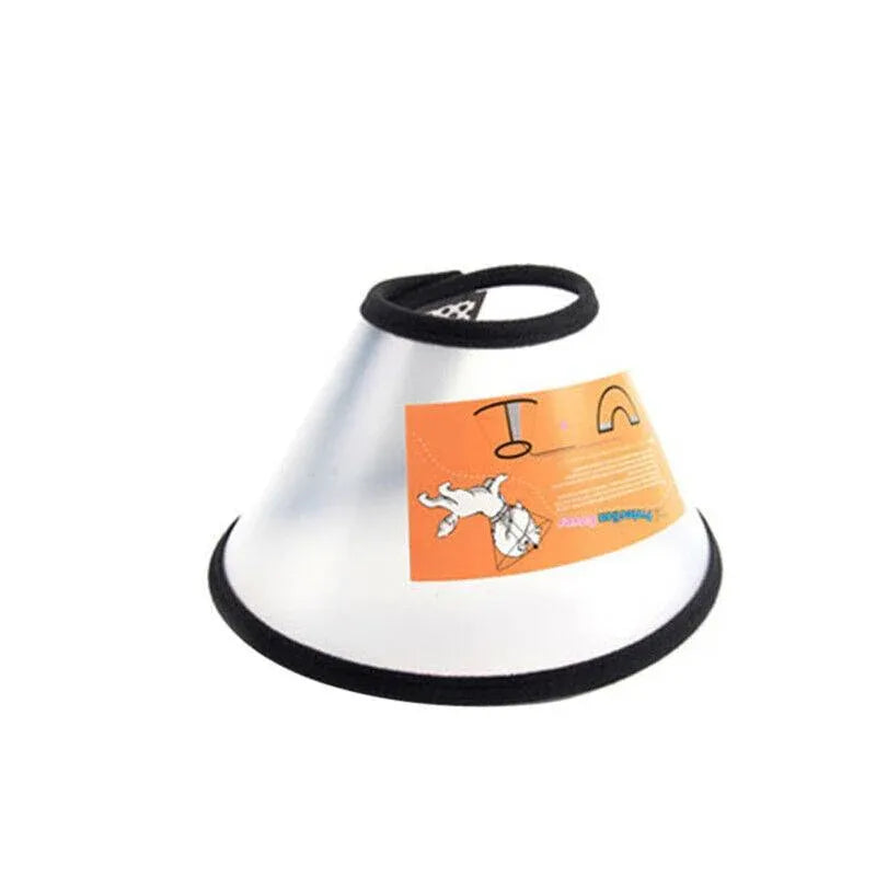 Pet Cat Dog Protective Cone Collar Elizabethan E Collar Wound Healing Recovery - 1