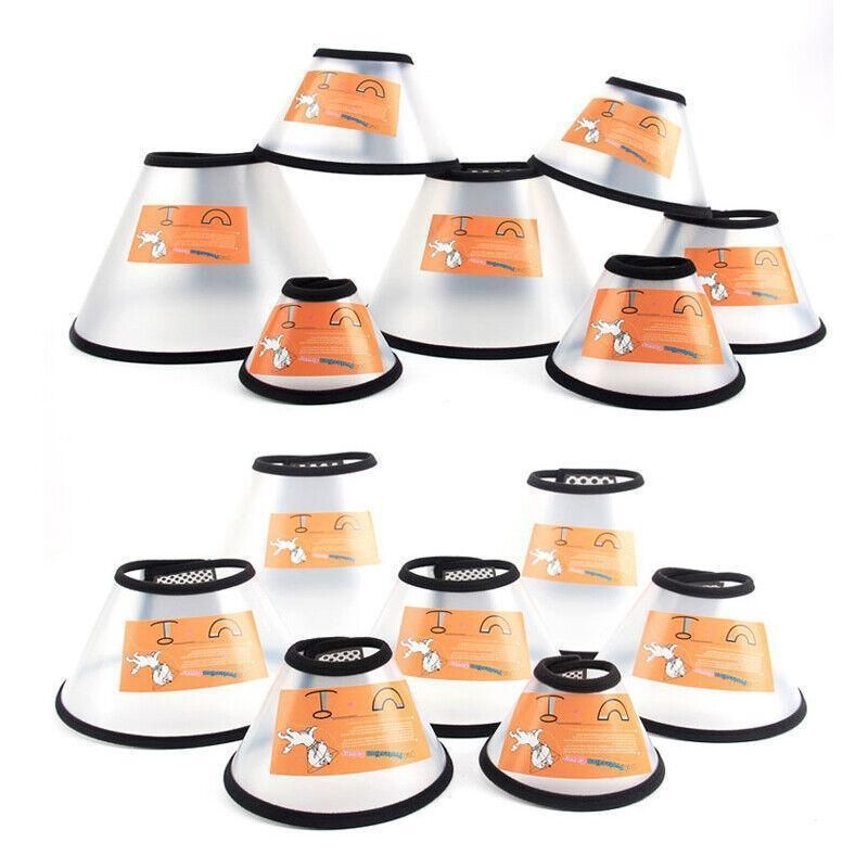 Pet Cat Dog Protective Cone Collar Elizabethan E Collar Wound Healing Recovery - 1