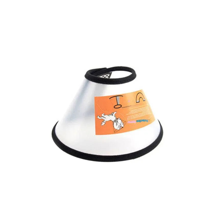 Pet Cat Dog Protective Cone Collar Elizabethan E Collar Wound Healing Recovery - 2