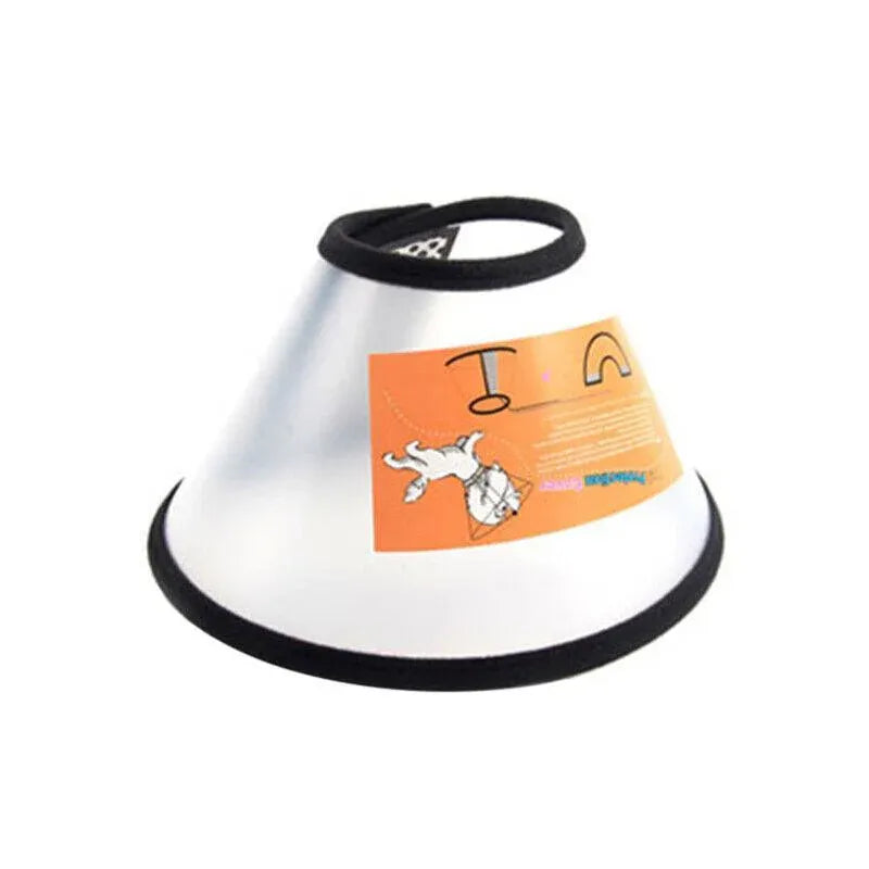 Pet Cat Dog Protective Cone Collar Elizabethan E Collar Wound Healing Recovery - Large