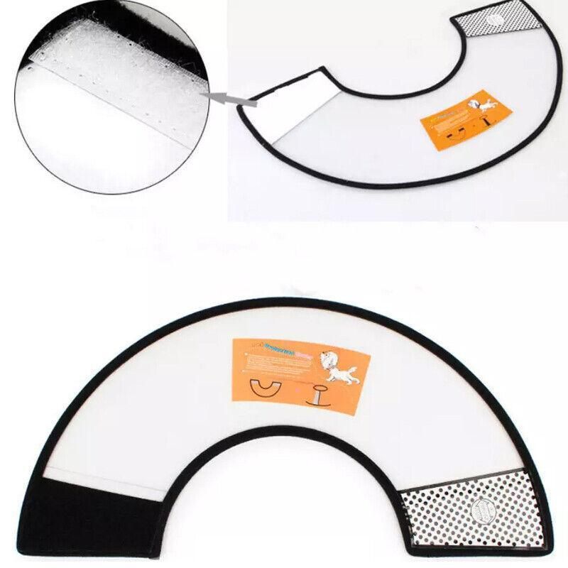 Pet Cat Dog Protective Cone Collar Elizabethan E Collar Wound Healing Recovery - Large