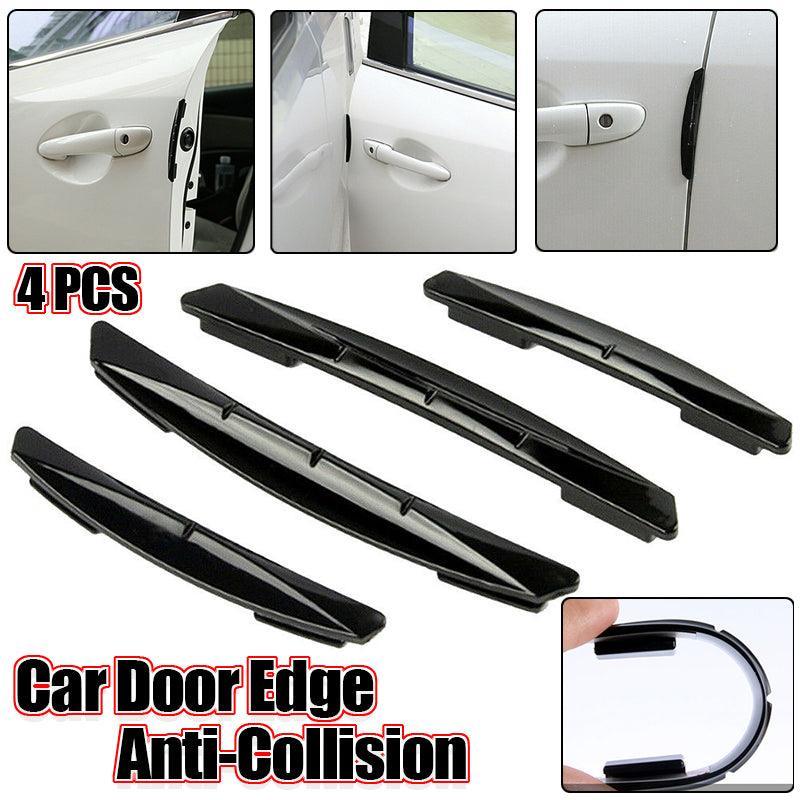 4Pcs Universal Black Car Door Edge Anti-Collision Cover Scratch Protector Guard V528-ANTICHAFINGSTRIP-BLACK4PCS-68785