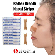 Nasal Strips Stop Snoring Breathe Better Easy Right Anti Snore Nose Strip Medium - 30PCS V528-ANTISNORESTRIPS-30PCS-874869