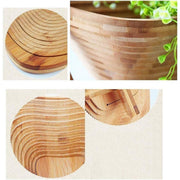 Wooden Fruit and Vegetable Storage Basket for Kitchen Organizing Home Storage V528-APPLE-611592