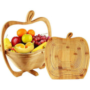 Wooden Fruit and Vegetable Storage Basket for Kitchen Organizing Home Storage V528-APPLE-611592