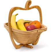 Wooden Fruit and Vegetable Storage Basket for Kitchen Organizing Home Storage V528-APPLE-611592
