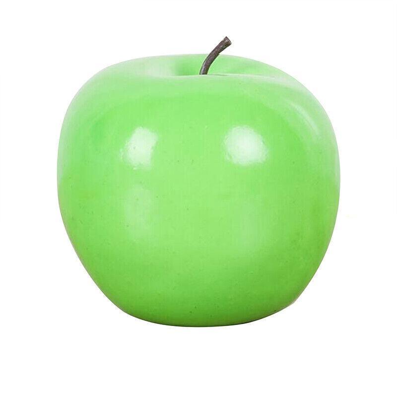 10 X Artificial Green or Red Apples for Home Party Wedding and Shop Decor - Green V528-APPLE-GREEN-10PCS-306461