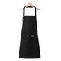 Adjustable Work Apron Neck Strap Waist Tie Kitchen Cooking Bib Apron Men Women - Black V528-APRON-BLACK-795328