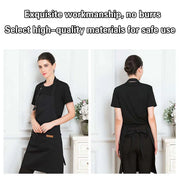 Adjustable Work Apron Neck Strap Waist Tie Kitchen Cooking Bib Apron Men Women - Brown V528-APRON-BROWN-899251