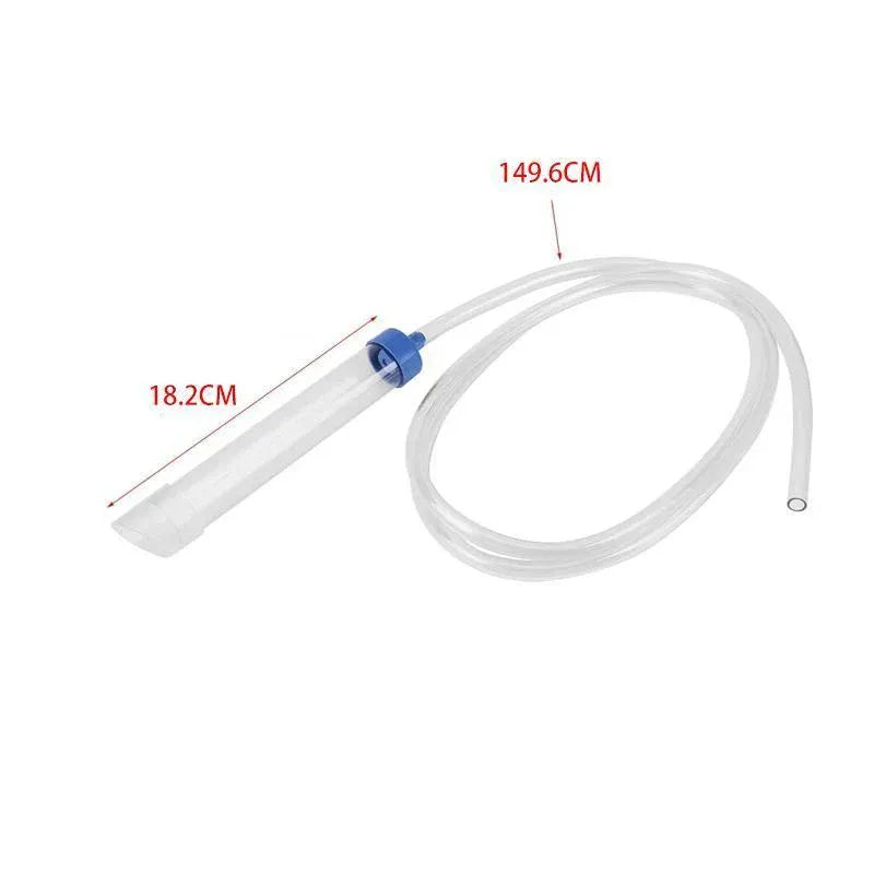 Aquarium Gravel Cleaner Siphon Hose Manual Water Changer for Small Fish Tanks V528-AQUARIUMFISH-462556