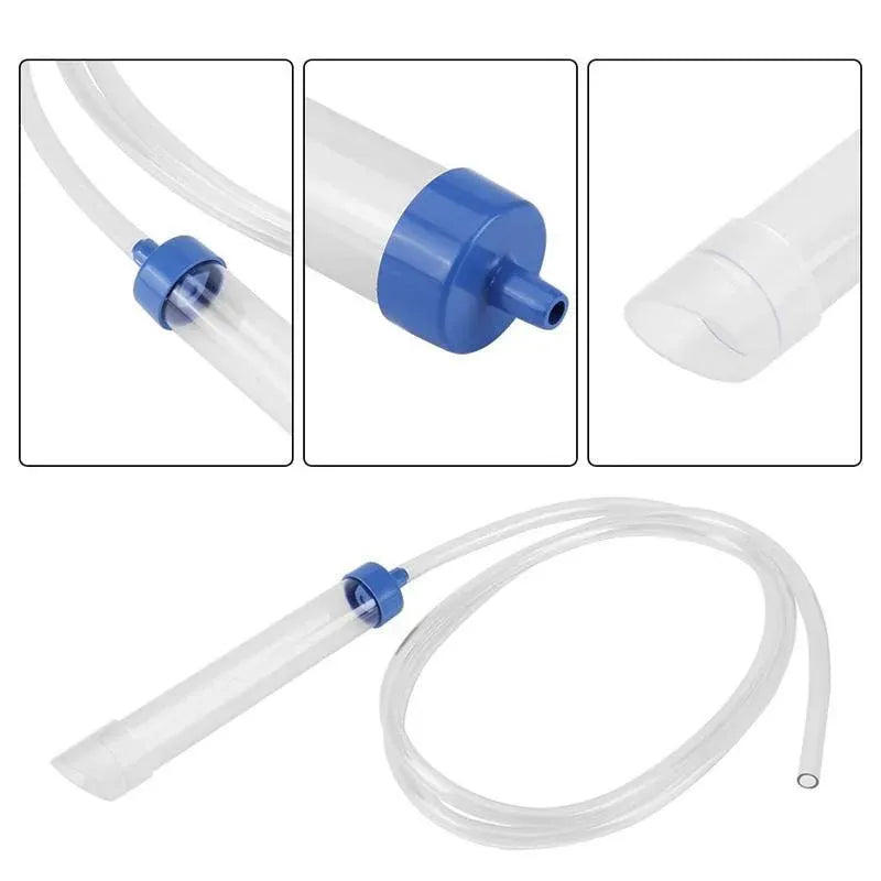 Aquarium Gravel Cleaner Siphon Hose Manual Water Changer for Small Fish Tanks V528-AQUARIUMFISH-462556
