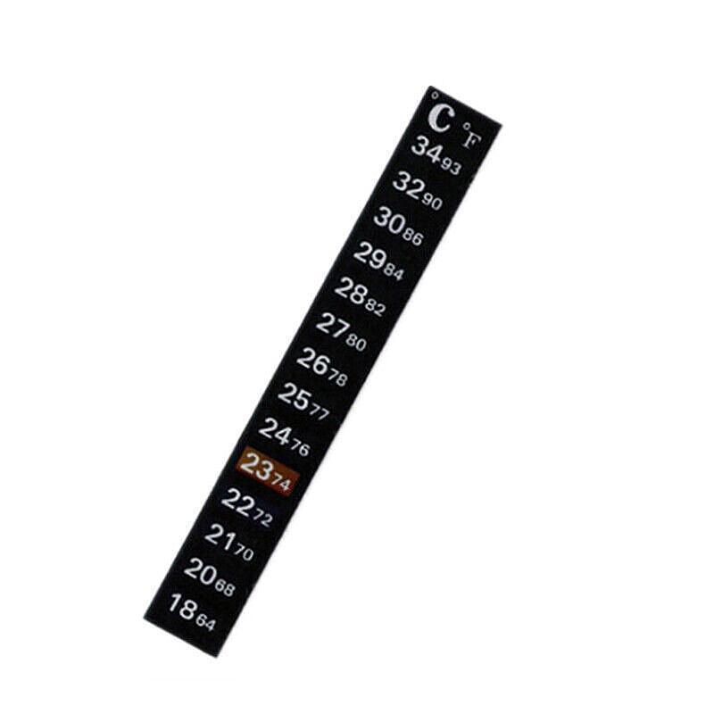 UPTO 10x Aquarium Thermometer Fish Tank Sticker Temperature Strip Dual Scale HOT - 1PC V528-AQUARIUMTHERMOMETER-1PC-573230