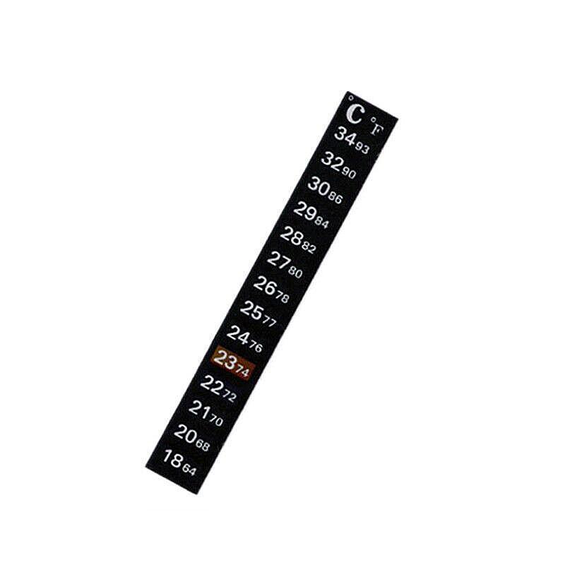 UPTO 10x Aquarium Thermometer Fish Tank Sticker Temperature Strip Dual Scale HOT - 1PC V528-AQUARIUMTHERMOMETER-1PC-573230