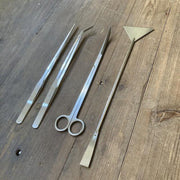Stainless Steel Aquarium Tool Set Tweezers Scissors Spatula Kit 4 5 6PCS - 6PCS Tool + Bag V528-AQUARIUMTOOL-6PCSTOOL-BAG-917692