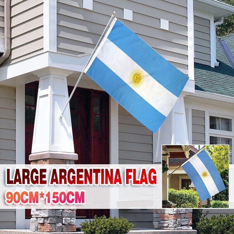 150 x 90cm Large Argentina Flag Argentine Argentinian National Outdoor Festival V528-ARGENTINAFLAG-59381