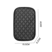 Car Armrest Accessories Cushion Cover Center Console Box Pad Protector Universal V528-ARMREST-BLACK-66195